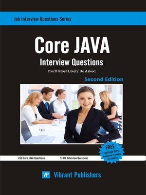 cover image of Core JAVA Interview Questions You'll Most Likely Be Asked